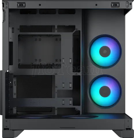 Photo de Boitier Moyen Tour E-ATX Fractal Design Pop 2 Vision RGB avec panneaux vitrés (Noir)