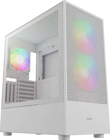 Photo de Boitier Moyen Tour E-ATX Gamdias Talos M3 Mesh RGB (Blanc)
