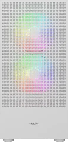 Photo de Boitier Moyen Tour E-ATX Gamdias Talos M3 Mesh RGB (Blanc)