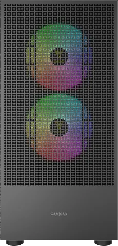 Photo de Boitier Moyen Tour E-ATX Gamdias Talos M3 Mesh RGB (Noir)