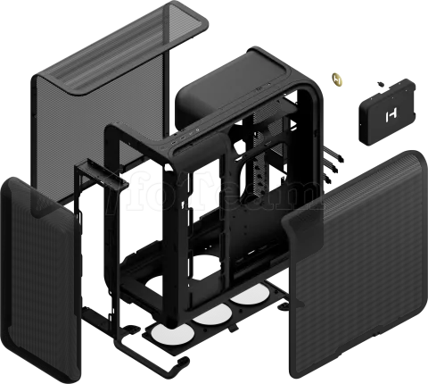 Photo de Boitier Moyen Tour E-ATX Hyte X50 Air (Noir)