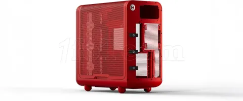 Photo de Boitier Moyen Tour E-ATX Hyte X50 avec panneaux vitrés (Rouge)