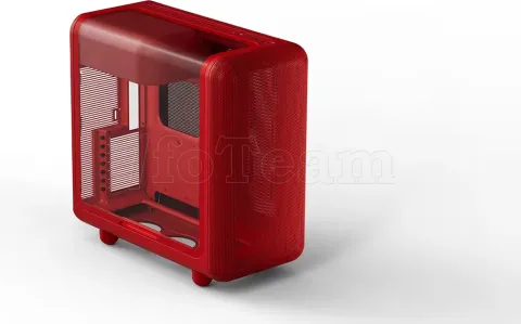 Photo de Boitier Moyen Tour E-ATX Hyte X50 avec panneaux vitrés (Rouge)