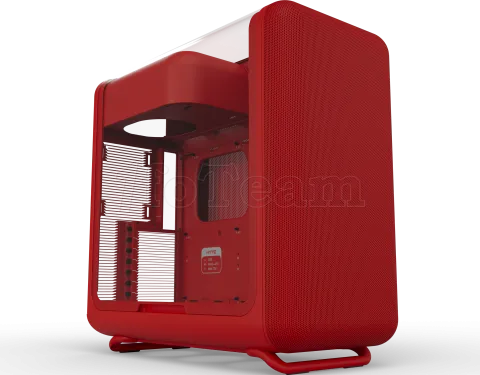 Photo de Boitier Moyen Tour E-ATX Hyte X50 avec panneaux vitrés (Rouge)