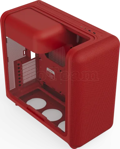 Photo de Boitier Moyen Tour E-ATX Hyte X50 avec panneaux vitrés (Rouge)