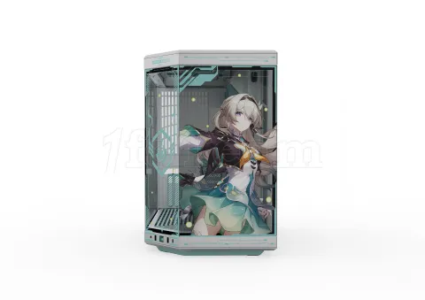 Photo de Boitier Moyen Tour E-ATX Hyte Y70 Firefly avec panneaux vitrés (Gris)