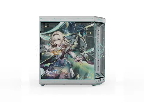 Photo de Boitier Moyen Tour E-ATX Hyte Y70 Firefly avec panneaux vitrés (Gris)