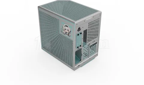 Photo de Boitier Moyen Tour E-ATX Hyte Y70 Firefly avec panneaux vitrés (Gris)