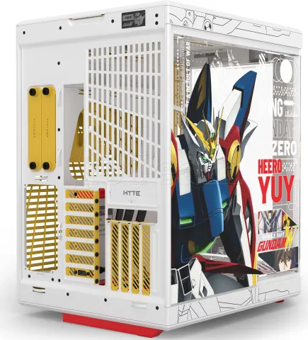 Photo de Boitier Moyen Tour E-ATX Hyte Y70 Touch Infinite Gundam Wing avec panneaux vitrés (Blanc)