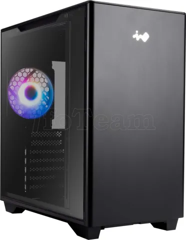 Photo de Boitier Moyen Tour E-ATX InWin A5 RGB avec panneau vitré (Noir)