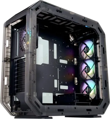 Photo de Boitier Moyen Tour E-ATX InWin Airforce RGB avec panneaux vitrés (Noir)