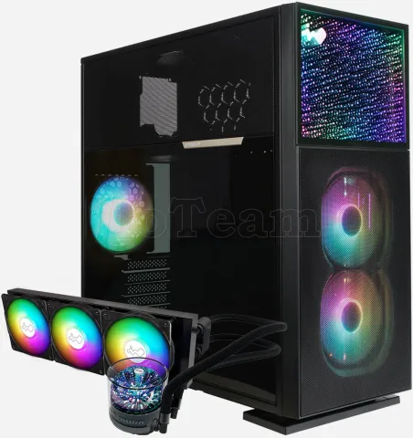 Photo de Boitier Moyen Tour E-ATX InWin N515 Nebula Ultra Cooling Edition RGB avec panneau vitré (Noir)