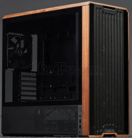 Photo de Boitier Moyen Tour E-ATX Lian-Li Lancool 217 avec panneau vitré (Noir/Marron)