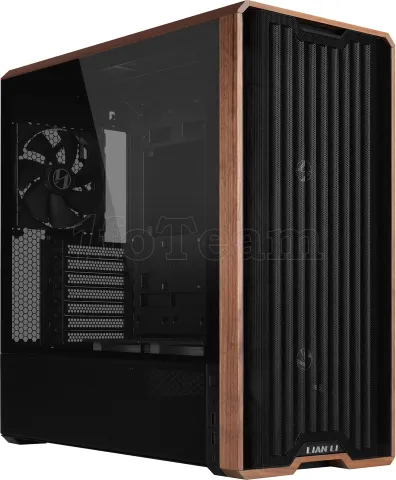 Photo de Boitier Moyen Tour E-ATX Lian-Li Lancool 217 avec panneau vitré (Noir/Marron)