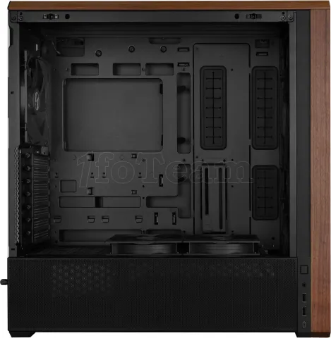 Photo de Boitier Moyen Tour E-ATX Lian-Li Lancool 217 avec panneau vitré (Noir/Marron)