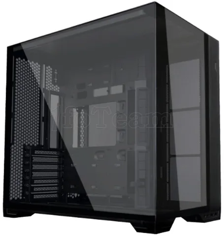 Photo de Boitier Moyen Tour E-ATX Lian-Li O11 Vision Compact avec panneaux vitrés (Noir)