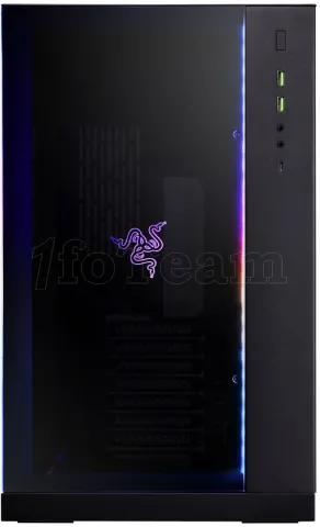 Photo de Boitier Moyen Tour E-ATX Lian-Li PC-O11 Dynamic Razer Edition RGB avec panneaux vitrés (Noir)