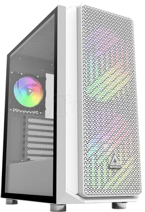 Photo de Boitier Moyen Tour E-ATX Montech Air X RGB avec panneau vitré (Blanc)