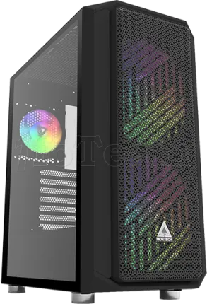 Photo de Boitier Moyen Tour E-ATX Montech Air X RGB avec panneau vitré (Noir)