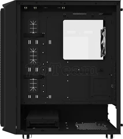 Photo de Boitier Moyen Tour E-ATX Montech Air X RGB avec panneau vitré (Noir)