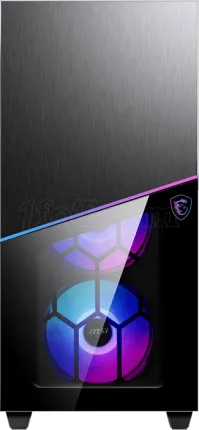 Photo de Boitier Moyen Tour E-ATX MSI MPG Sekira 100R RGB avec panneaux vitrés (Noir)