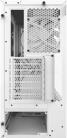 Photo de Boitier Moyen Tour E-ATX NZXT H5 Flow avec panneau vitré (Blanc)