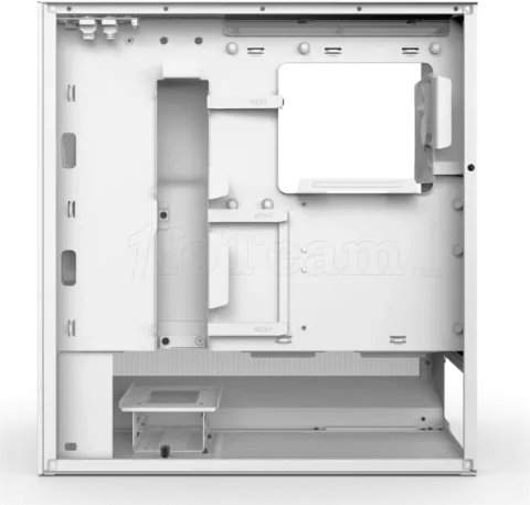 Photo de Boitier Moyen Tour E-ATX NZXT H5 Flow avec panneau vitré (Blanc)