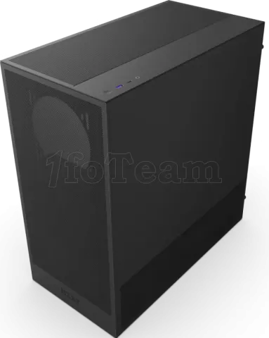 Photo de Boitier Moyen Tour E-ATX NZXT H5 Flow avec panneau vitré (Noir)