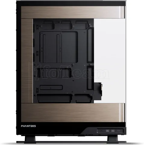 Photo de Boitier Moyen Tour E-ATX Phanteks Evolv X2 RGB avec panneau vitré (Noir/Or)