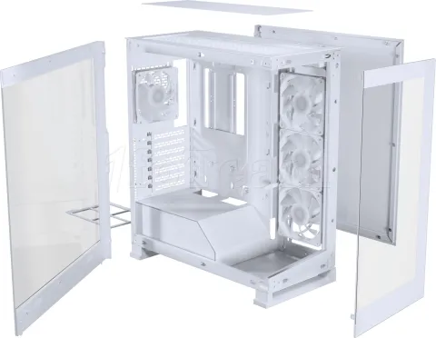 Photo de Boitier Moyen Tour E-ATX Phanteks NV5s RGB avec panneaux vitrés (Blanc)
