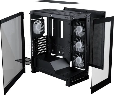 Photo de Boitier Moyen Tour E-ATX Phanteks NV5s RGB avec panneaux vitrés (Noir)