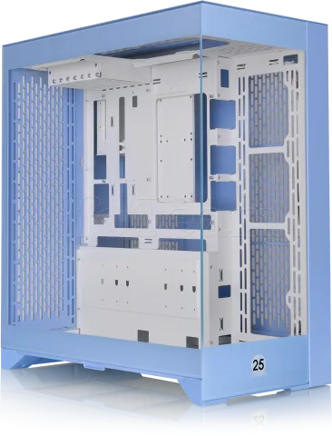 Photo de Boitier Moyen Tour E-ATX Thermaltake Centralized Thermal Efficiency E660 MX avec panneaux vitrés (Bleu)