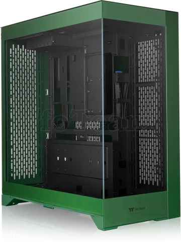 Photo de Boitier Moyen Tour E-ATX Thermaltake Centralized Thermal Efficiency E660 MX avec panneaux vitrés (Vert/Noir)