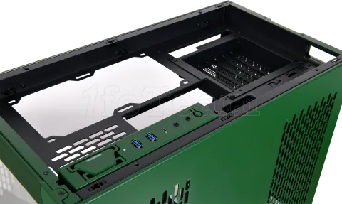 Photo de Boitier Moyen Tour E-ATX Thermaltake Centralized Thermal Efficiency E660 MX avec panneaux vitrés (Vert/Noir)