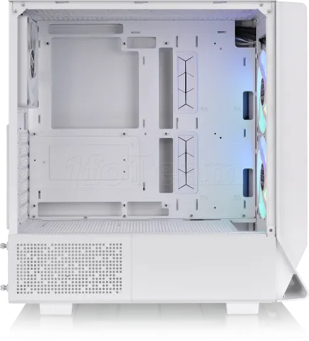 Photo de Boitier Moyen Tour E-ATX Thermaltake Ceres 330 TG RGB avec panneau vitré (Blanc)