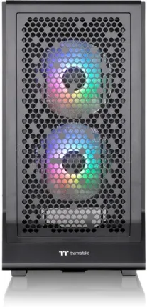 Photo de Boitier Moyen Tour E-ATX Thermaltake Ceres 330 TG RGB avec panneau vitré (Noir)