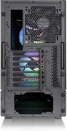 Photo de Boitier Moyen Tour E-ATX Thermaltake Ceres 330 TG RGB avec panneau vitré (Noir)
