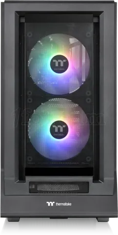 Photo de Boitier Moyen Tour E-ATX Thermaltake Ceres 350 MX RGB avec panneaux vitrés (Noir)