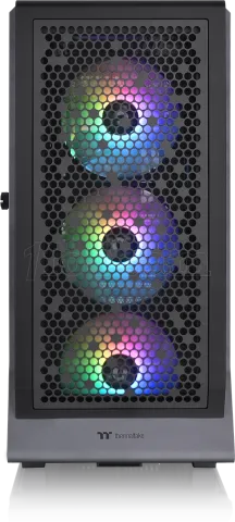 Photo de Boitier Moyen Tour E-ATX Thermaltake Ceres 500 RGB avec panneau vitré (Noir)