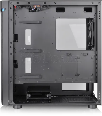 Photo de Boitier Moyen Tour E-ATX Thermaltake H590 RGB avec panneaux vitrés (Noir)