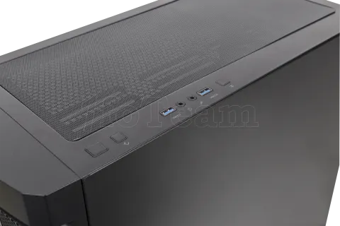 Photo de Boitier Moyen Tour E-ATX Thermaltake H590 RGB avec panneaux vitrés (Noir)