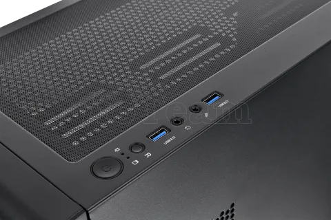 Photo de Boitier Moyen Tour E-ATX Thermaltake S250 TG RGB avec panneau vitré (Noir)