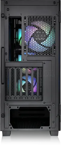 Photo de Boitier Moyen Tour E-ATX Thermaltake S250 TG RGB avec panneau vitré (Noir)