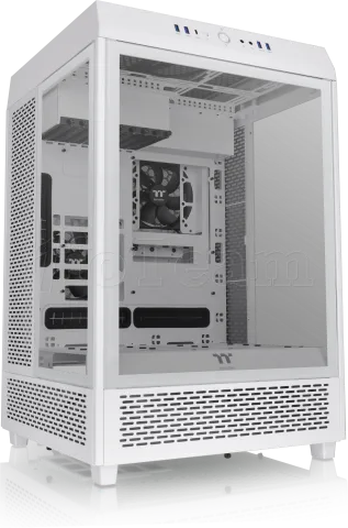 Photo de Boitier Moyen Tour E-ATX Thermaltake The Tower 500 avec panneaux vitrés (Blanc)