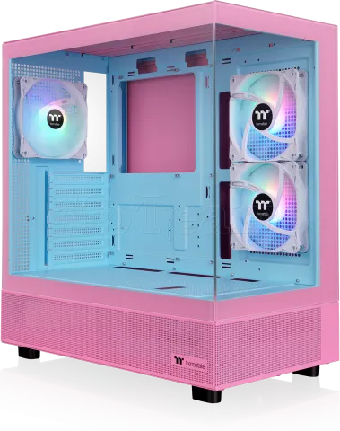Photo de Boitier Moyen Tour E-ATX Thermaltake View 270 Plus TG RGB avec panneaux vitrés (Rose/Bleu)
