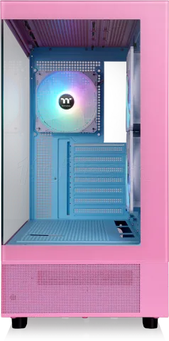 Photo de Boitier Moyen Tour E-ATX Thermaltake View 270 Plus TG RGB avec panneaux vitrés (Rose/Bleu)