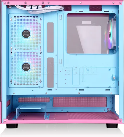 Photo de Boitier Moyen Tour E-ATX Thermaltake View 270 Plus TG RGB avec panneaux vitrés (Rose/Bleu)