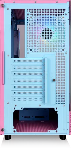 Photo de Boitier Moyen Tour E-ATX Thermaltake View 270 Plus TG RGB avec panneaux vitrés (Rose/Bleu)