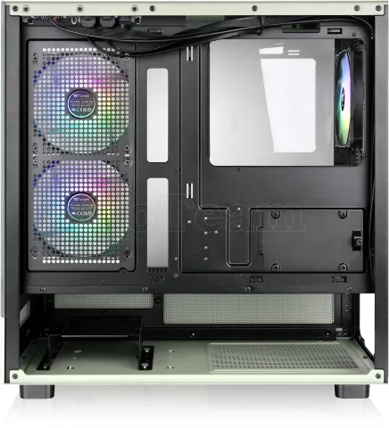 Photo de Boitier Moyen Tour E-ATX Thermaltake View 270 Plus TG RGB avec panneaux vitrés (Vert)