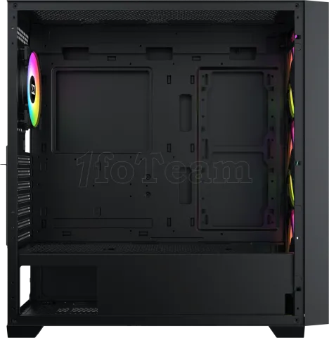 Photo de Boitier Moyen Tour E-ATX Xigmatek Anubis Pro 4FX RGB avec panneau vitré (Noir)